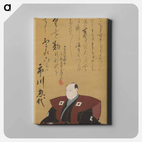 アートパネル-Memorial Portrait of Ichikawa Ōmezō I
 - 歌川 国貞 Canvas.