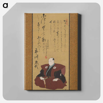 Memorial Portrait of Ichikawa Ōmezō I
 - 歌川 国貞 Canvas.