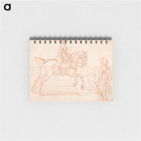 アートメモ帳-A Lady Riding Side-Saddle, Turns to Look at a Dismounted Rider
 - イェール大学アートギャラリー Memo.