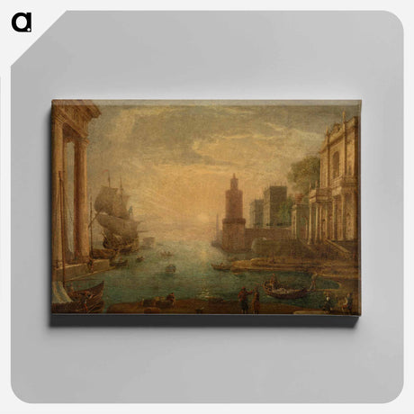 アートパネル-Seaport with Ulysses
 - バーンズ・コレクション Canvas.