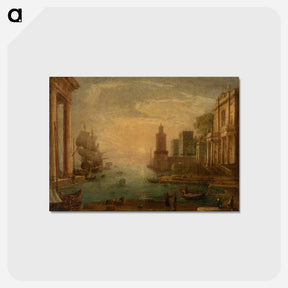 アートポストカード-Seaport with Ulysses
 - バーンズ・コレクション Postcard.