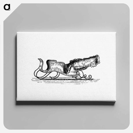 アートパネル-Sleigh in the Wilds of North America
 - 大英図書館 Canvas.
