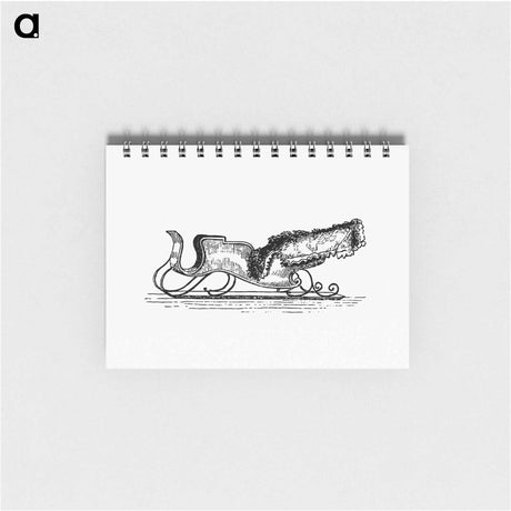 アートメモ帳-Sleigh in the Wilds of North America
 - 大英図書館 Memo.