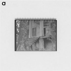 アートメモ帳-Antebellum plantation house in Greene County, Georgia - ドロテア ラング Memo.