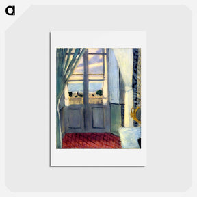 アートポストカード-The Closed Window - アンリ マティス Postcard.