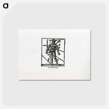 アートポストカード-Bloodletting: The Wound Man
 - 国立医学図書館 Postcard.