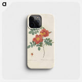 Rose illustration - Pierre Joseph Redouté Phone Case.