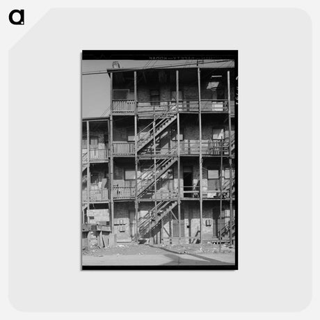 アートポストカード-Southside Apartment
 - ラッセル リー Postcard.