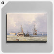 アートパネル-"In Portsmouth Harbor"
 - イェール大学アートギャラリー Canvas.