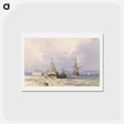 アートポストカード-"In Portsmouth Harbor"
 - イェール大学アートギャラリー Postcard.