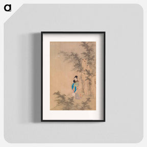アートポスター-Two Figures Embracing in Landscape
 - バーンズ・コレクション Poster.