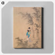 アートパネル-Two Figures Embracing in Landscape
 - バーンズ・コレクション Canvas.