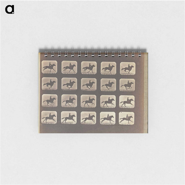アートメモ帳-Running (Galloping)
 - エドワード マイブリッジ Memo.