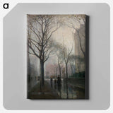 アートパネル-The Plaza after the Rain
 - セントルイス美術館 Canvas.
