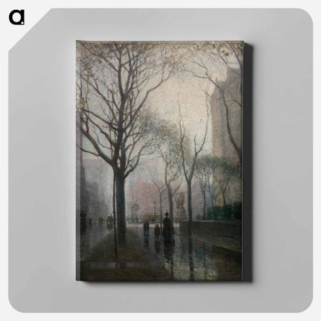 アートパネル-The Plaza after the Rain
 - セントルイス美術館 Canvas.