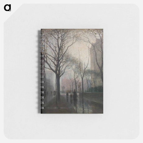 アートメモ帳-The Plaza after the Rain
 - セントルイス美術館 Memo.
