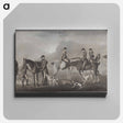 アートパネル-Tom Conolly of Castletown Hunting with His Friends
 - イェール大学アートギャラリー Canvas.