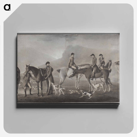 アートパネル-Tom Conolly of Castletown Hunting with His Friends
 - イェール大学アートギャラリー Canvas.