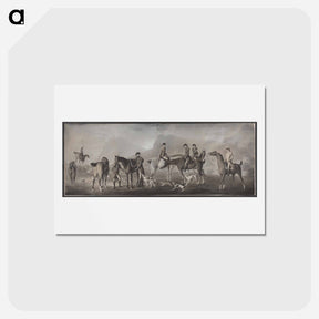 アートポストカード-Tom Conolly of Castletown Hunting with His Friends
 - イェール大学アートギャラリー Postcard.