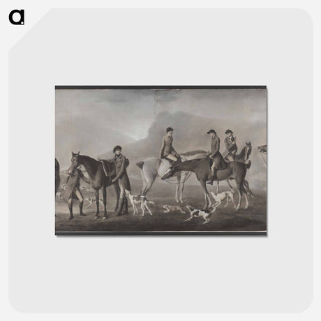 アートポストカード-Tom Conolly of Castletown Hunting with His Friends
 - イェール大学アートギャラリー Postcard.