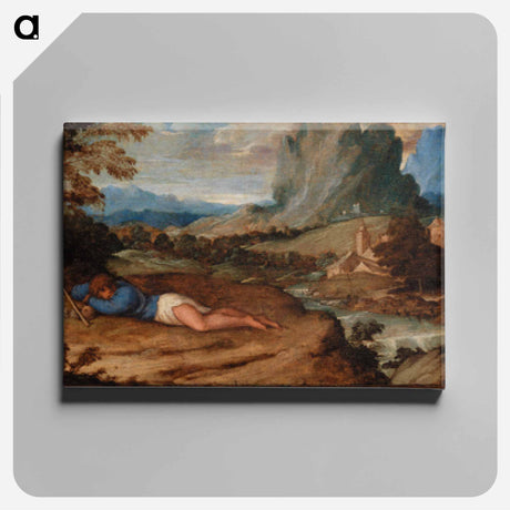 アートパネル-Sleeping Shepherd
 - バーンズ・コレクション Canvas.
