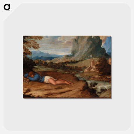 アートポストカード-Sleeping Shepherd
 - バーンズ・コレクション Postcard.