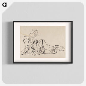 アートポスター-Hokusai's Album of Sketches - 葛飾 北斎 Poster.
