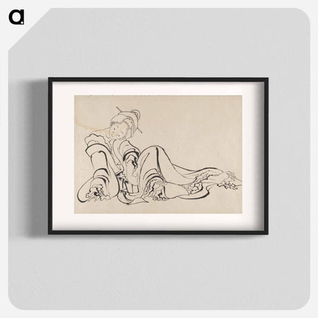 アートポスター-Hokusai's Album of Sketches - 葛飾 北斎 Poster.