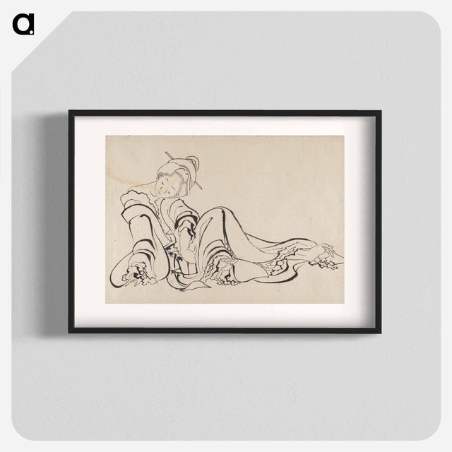 アートポスター-Hokusai's Album of Sketches - 葛飾 北斎 Poster.