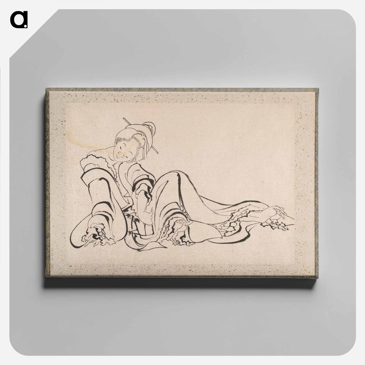 Hokusai's Album of Sketches - Katsushika Hokusai Canvas.