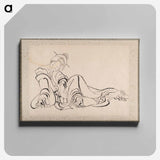 Hokusai's Album of Sketches - Katsushika Hokusai Canvas.