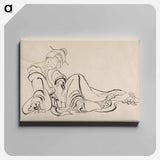 アートパネル-Hokusai's Album of Sketches - 葛飾 北斎 Canvas.