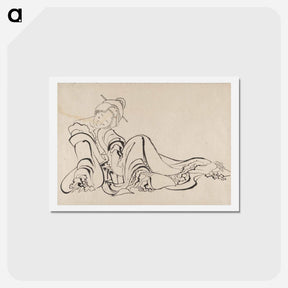 アートポストカード-Hokusai's Album of Sketches - 葛飾 北斎 Postcard.