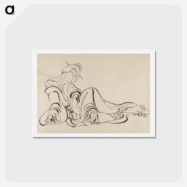 アートポストカード-Hokusai's Album of Sketches - 葛飾 北斎 Postcard.