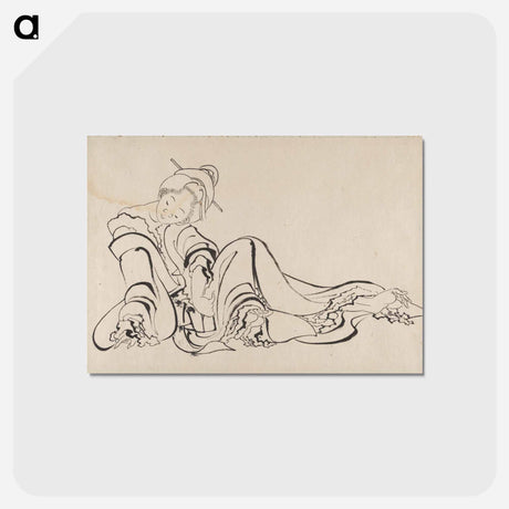 アートポストカード-Hokusai's Album of Sketches - 葛飾 北斎 Postcard.
