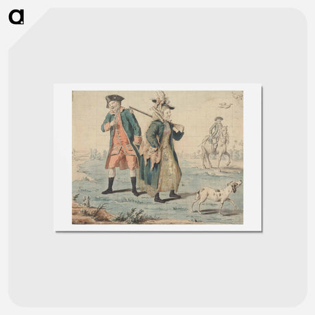 アートポストカード-The Sporting Lady
 - イェール大学アートギャラリー Postcard.