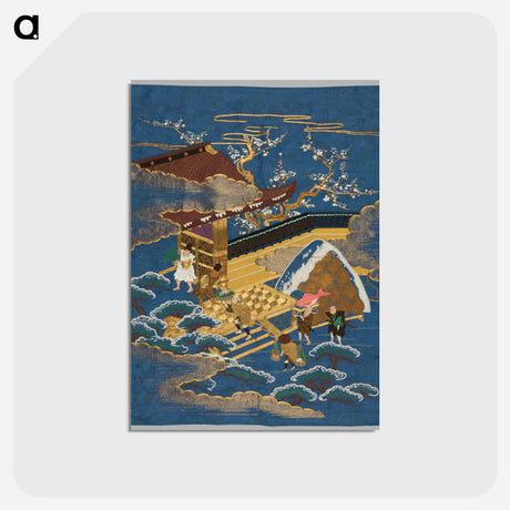 アートポストカード-Embroidered Fukusa
 - クリーブランド美術館 Postcard.