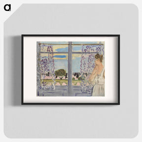 アートポスター-Femme Auprès De La Fenêtre - アンリ マティス Poster.