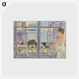 アートポストカード-Femme Auprès De La Fenêtre - アンリ マティス Postcard.