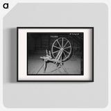 アートポスター-Spinning Wheel in Attic
 - ラッセル リー Poster.