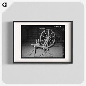 アートポスター-Spinning Wheel in Attic
 - ラッセル リー Poster.