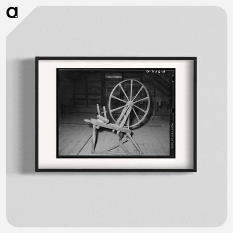 アートポスター-Spinning Wheel in Attic
 - ラッセル リー Poster.
