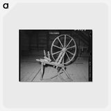 アートポストカード-Spinning Wheel in Attic
 - ラッセル リー Postcard.