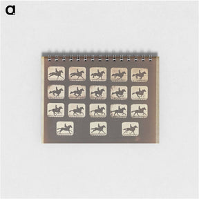 アートメモ帳-Running (Galloping)
 - エドワード マイブリッジ Memo.