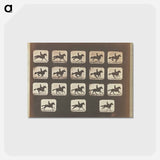 アートポストカード-Running (Galloping)
 - エドワード マイブリッジ Postcard.