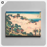 アートパネル-Cherry Blossoms at Yoshino - 葛飾 北斎 Canvas.