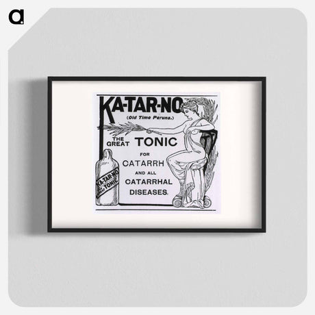 アートポスター-Allegorical Representation of Ka-Tar-No Tonic
 - 国立医学図書館 Poster.