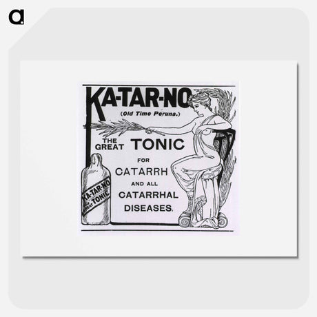 アートポスター-Allegorical Representation of Ka-Tar-No Tonic
 - 国立医学図書館 Poster.