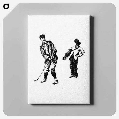 アートパネル-Vintage Golfer from Won at the Last Hole
 - 大英図書館 Canvas.
