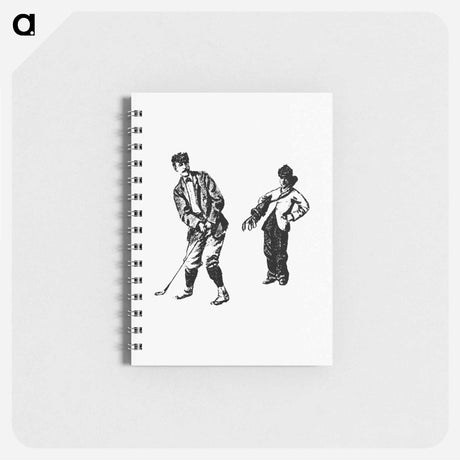 アートメモ帳-Vintage Golfer from Won at the Last Hole
 - 大英図書館 Memo.